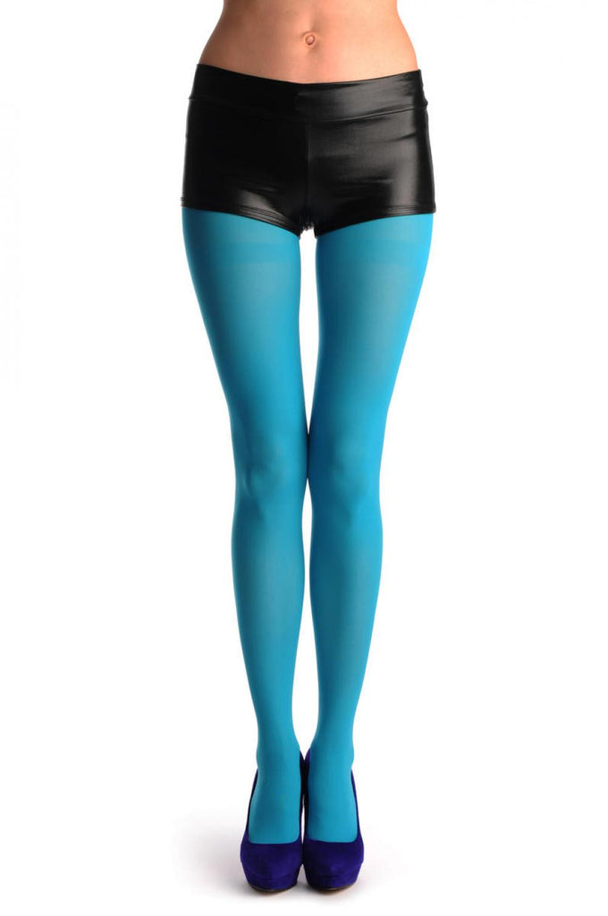 Liss Kiss Prussian Blue Plain Luxury Quality 40 Denier - Tights