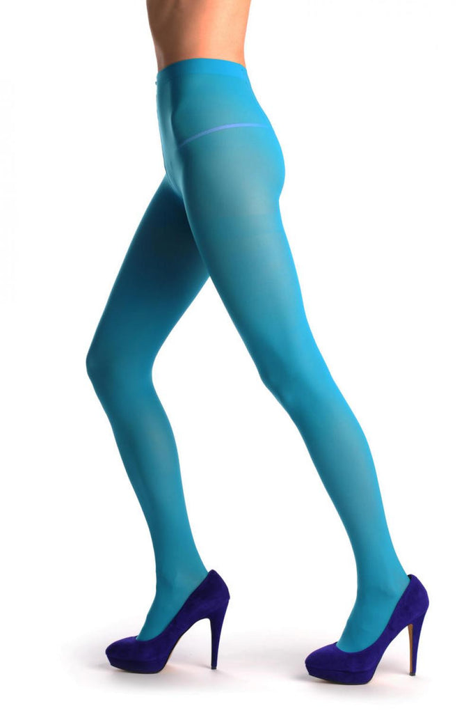 liss kiss Prussian Blue Plain Luxury Quality 40 Denier - Tights