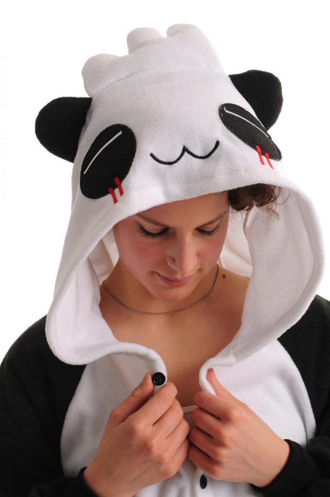 Liss Kiss Punk Panda - Unisex Onesies Fun Party Wear For Him Or Her - Jumpsuit