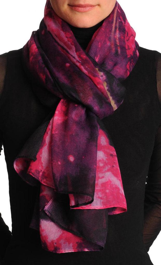 liss kiss Purple Galaxy Unisex Scarf & Beach Sarong - Scarf