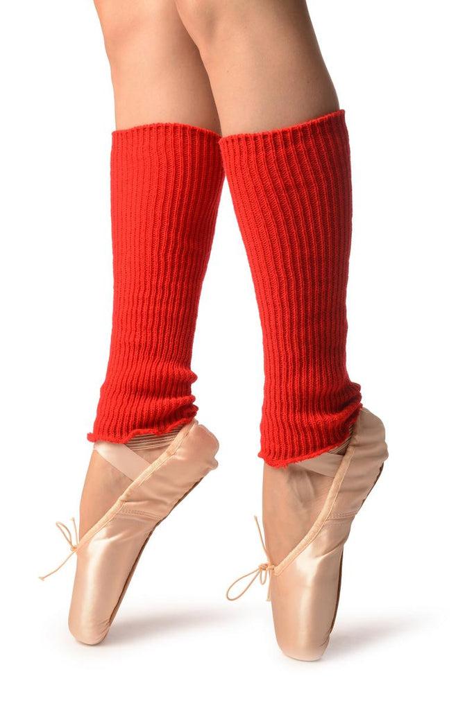 Liss Kiss Red Dance/Ballet Leg Or Arm Warmers - Leg Warmers