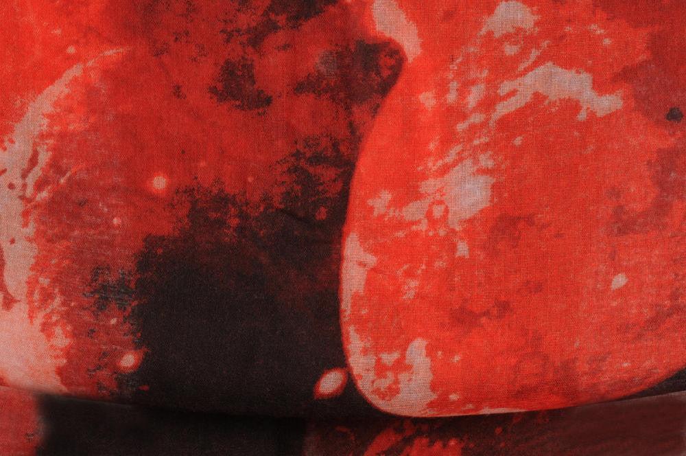 Liss Kiss Red Galaxy Unisex Scarf & Beach Sarong - Scarf