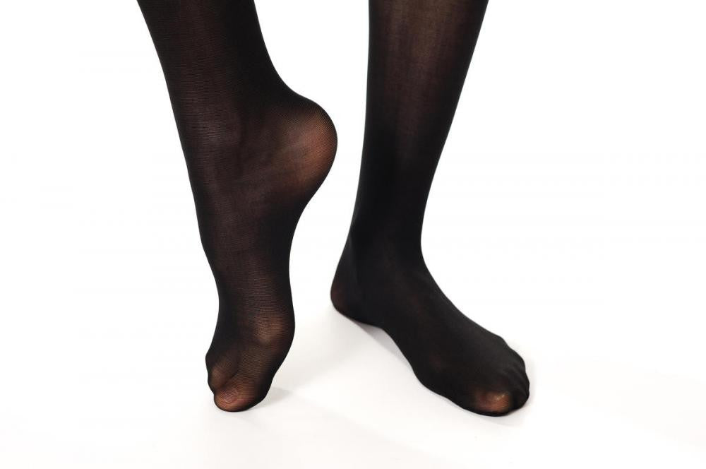 Liss Kiss Rounded Shorts & Straight Suspender Belt - Tights