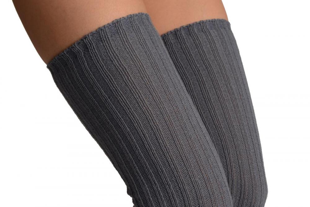 Liss Kiss Slate Grey Stirrup Dance/Ballet Leg Warmers - Leg Warmers