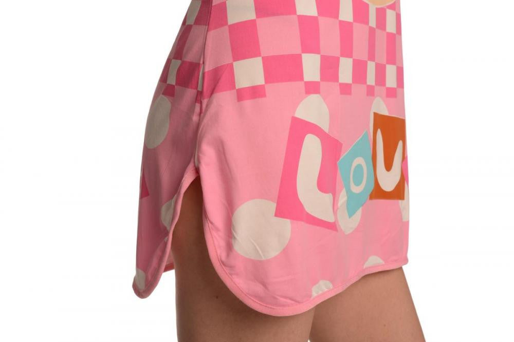 Liss Kiss Smiling Love On Lavender Pink Lightweight Dress - Dress