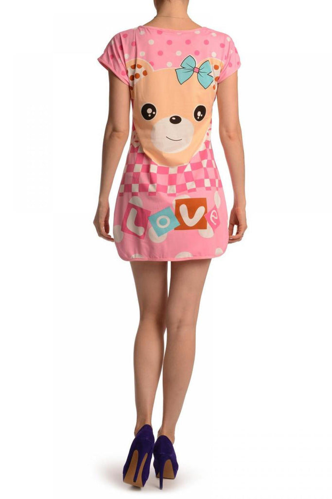 Liss Kiss Smiling Love On Lavender Pink Lightweight Dress - Dress