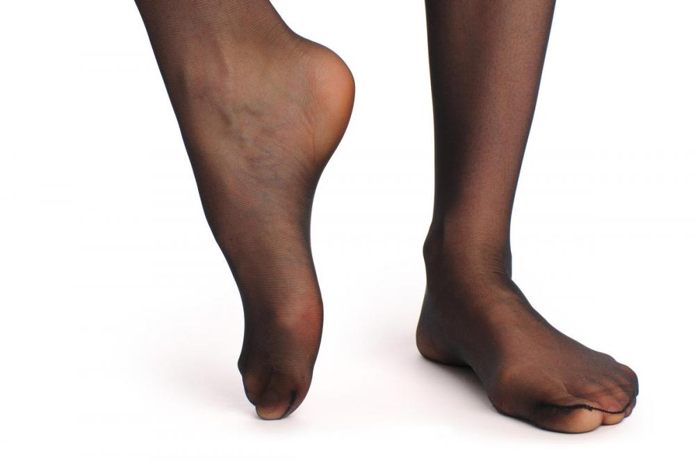 Liss Kiss Transparent Black With Opaque Black Seam At The Back - Tights