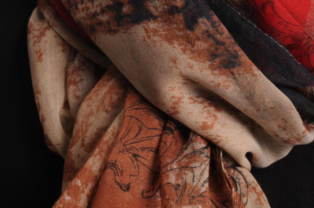 Liss Kiss Vintage British Flag With Skulls Unisex Scarf & Beach Sarong - Scarf