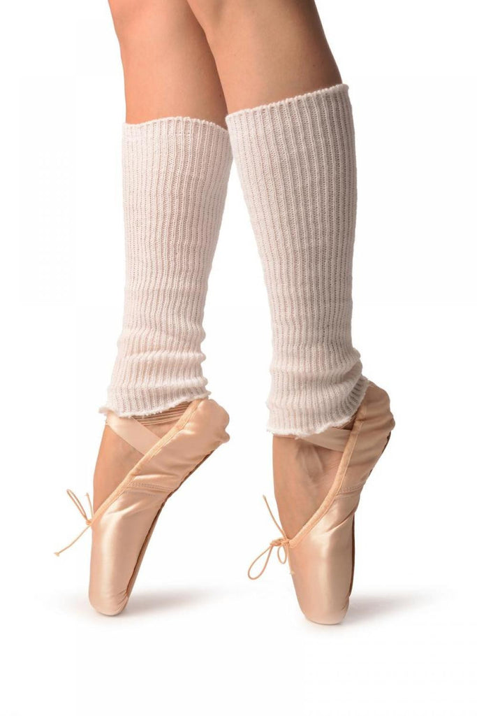 Liss Kiss White Dance/Ballet Leg Or Arm Warmers - Leg Warmers