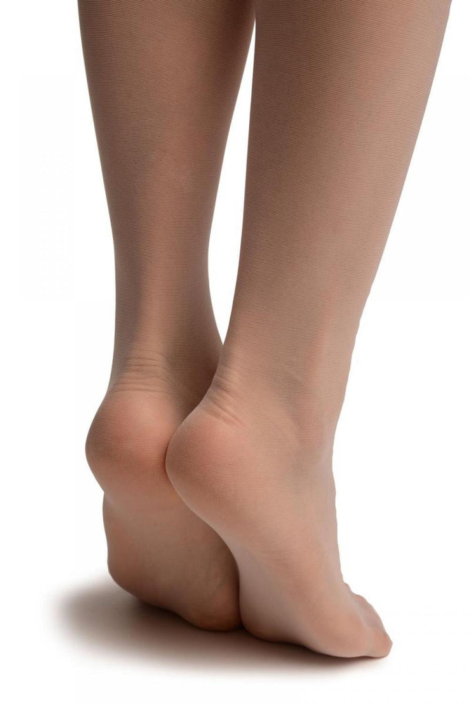 Liss Kiss White Stockings With Red Hearts Striped Top - Stockings