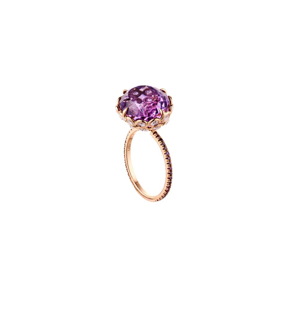 lito Amethyst oval ring