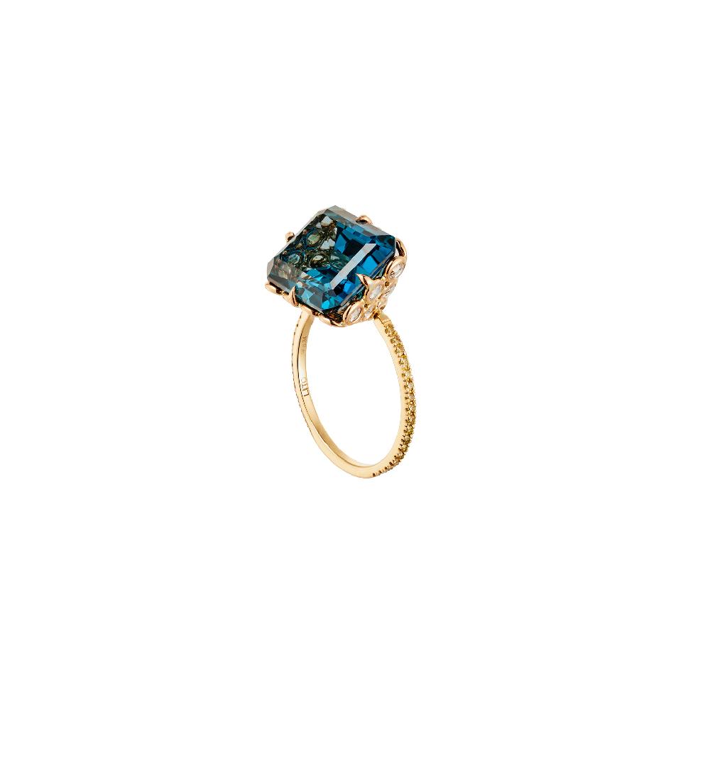 lito Blue Topaz Ring
