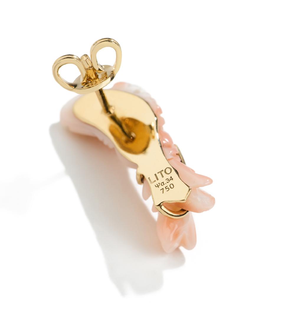 Lito Coral Fish Earring
