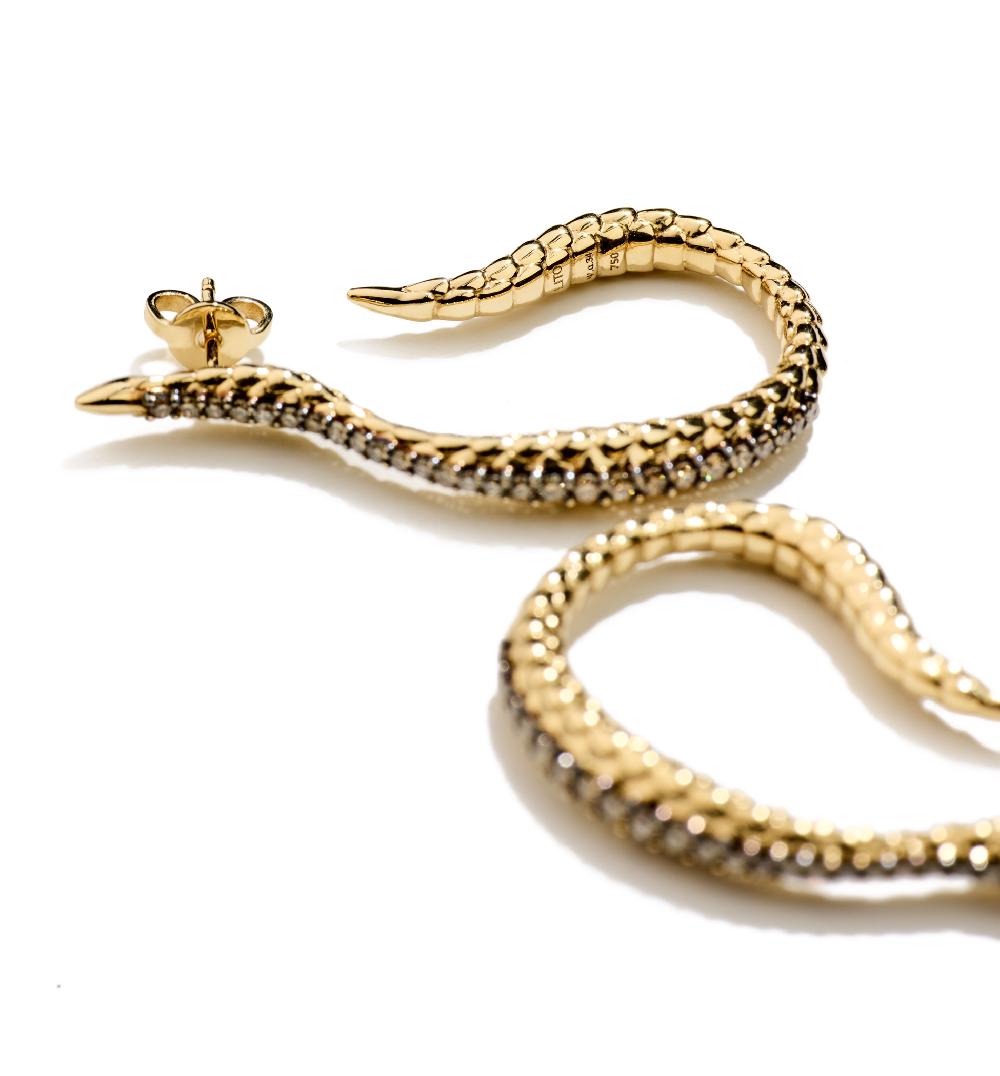 Lito Diamond Hook Earrings