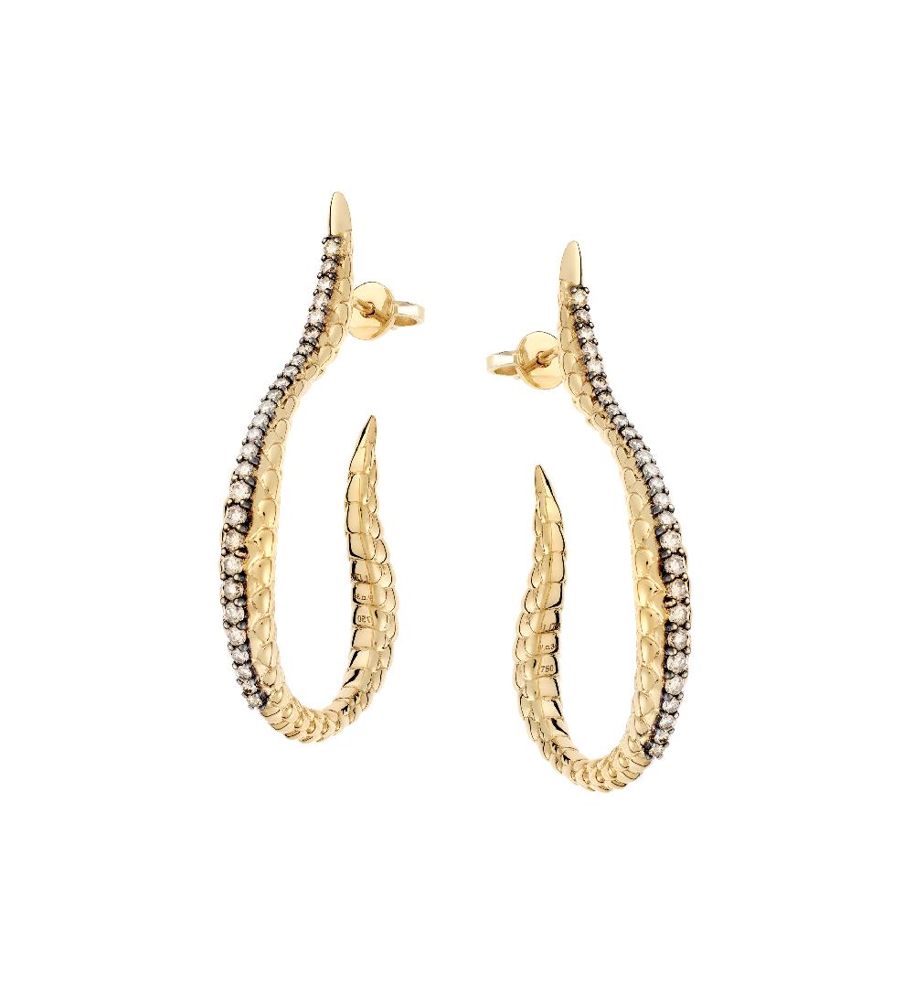 lito Diamond hook earrings