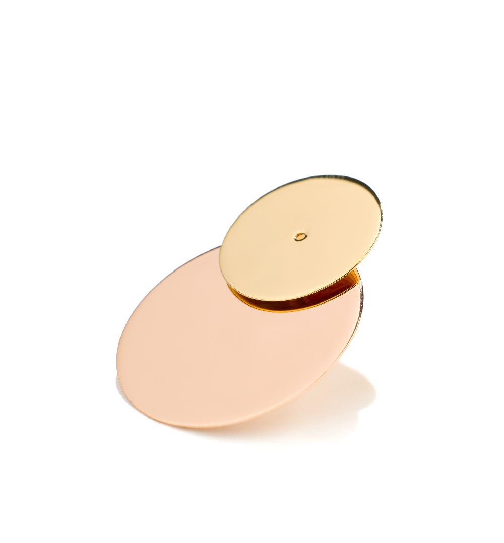 Lito Double Round Earring