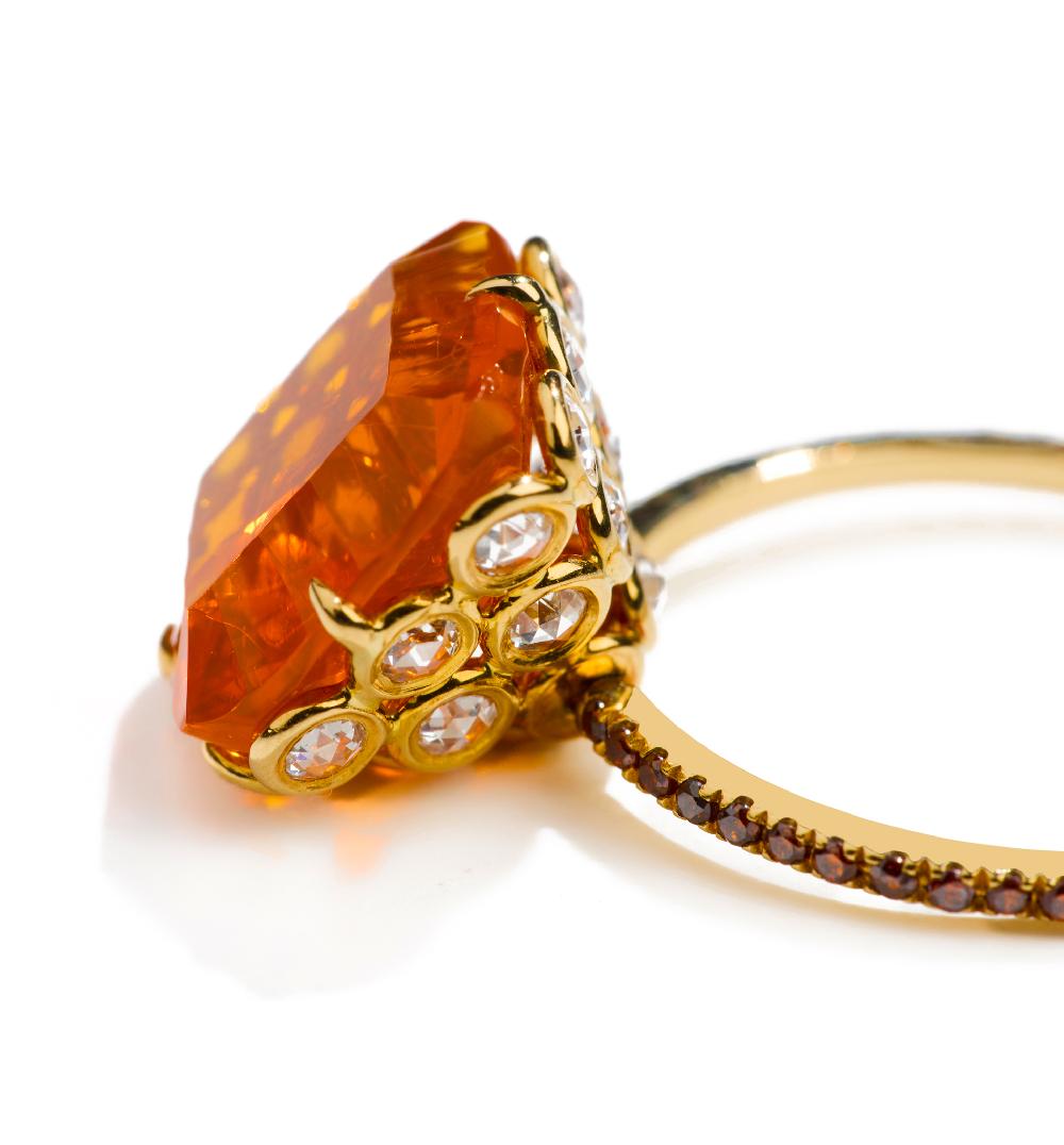 Lito Fire Opal Ring