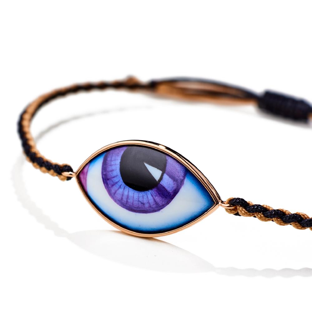 Lito Grand Mauve Macrame Bracelet