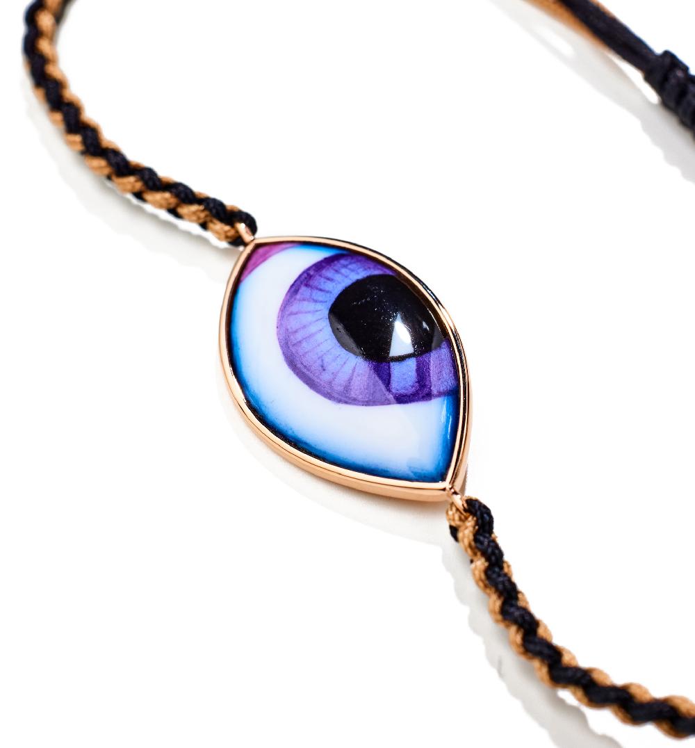 Lito Grand Mauve Macrame Bracelet