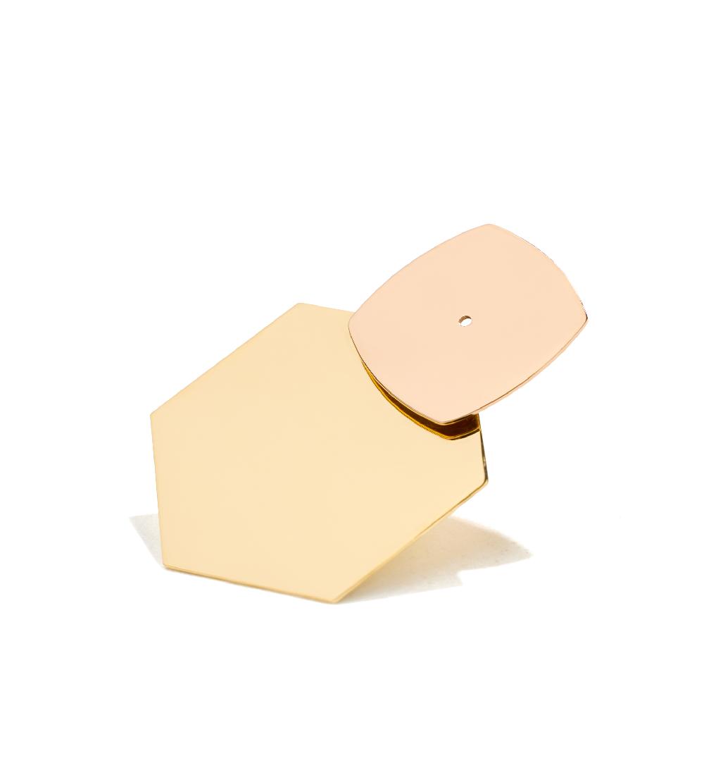 Lito Hexagon And Square Earring
