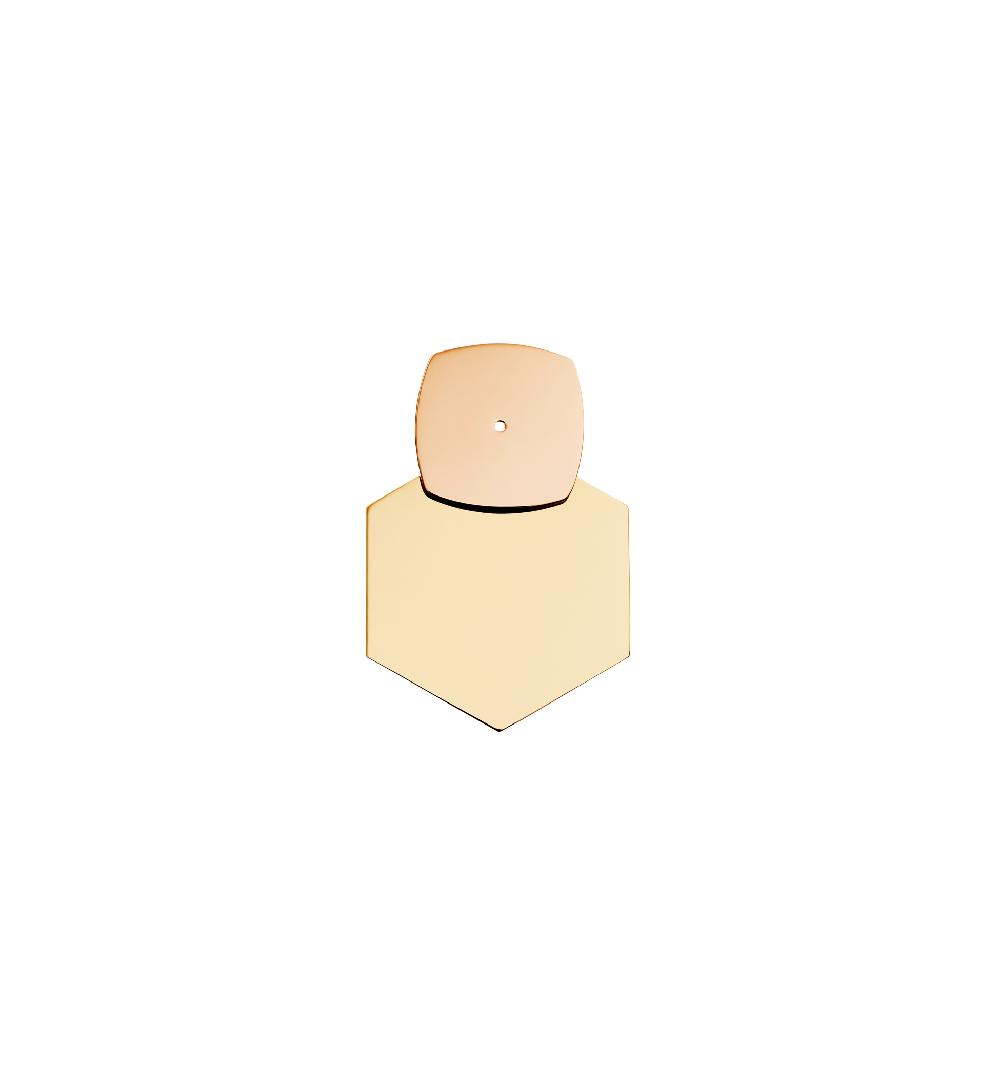 lito Hexagon and Square earring