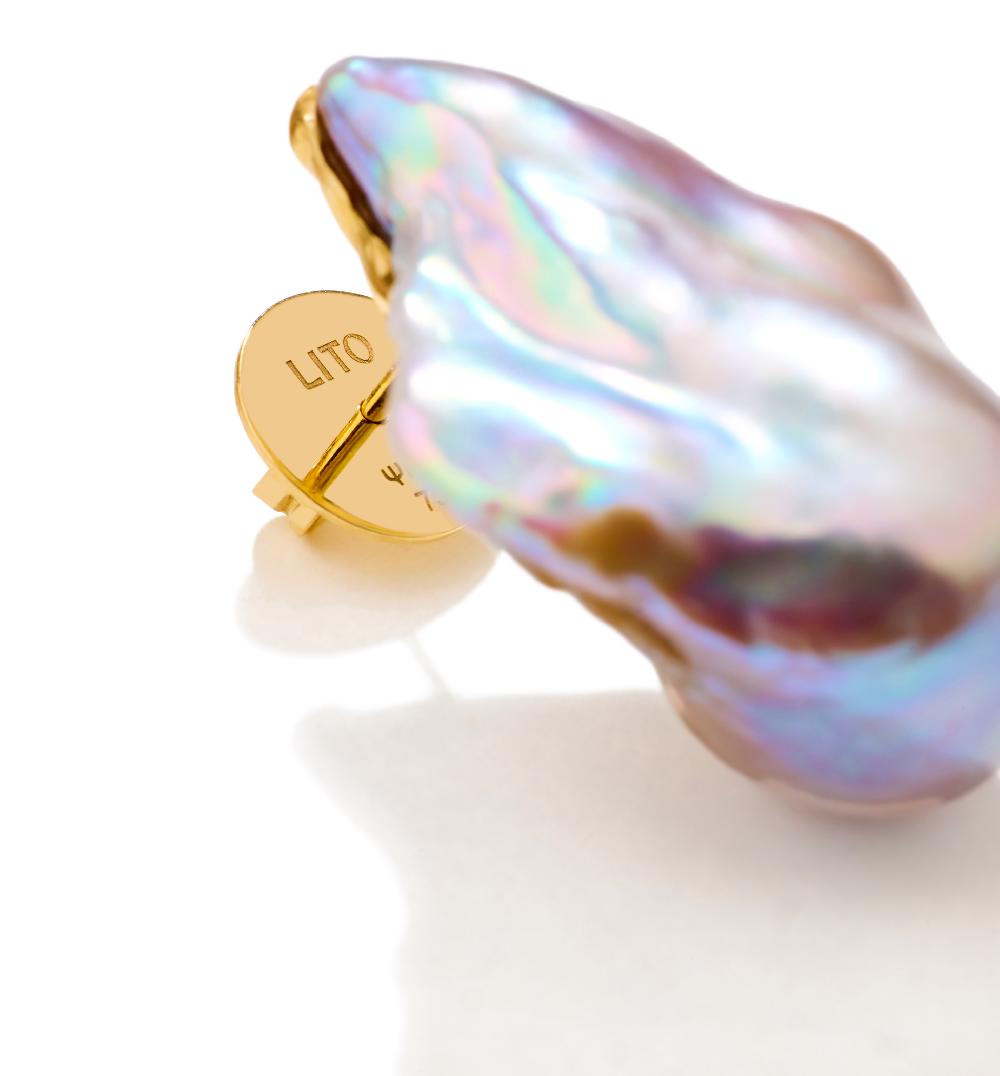 Lito Iris Tempting Grey Earrings