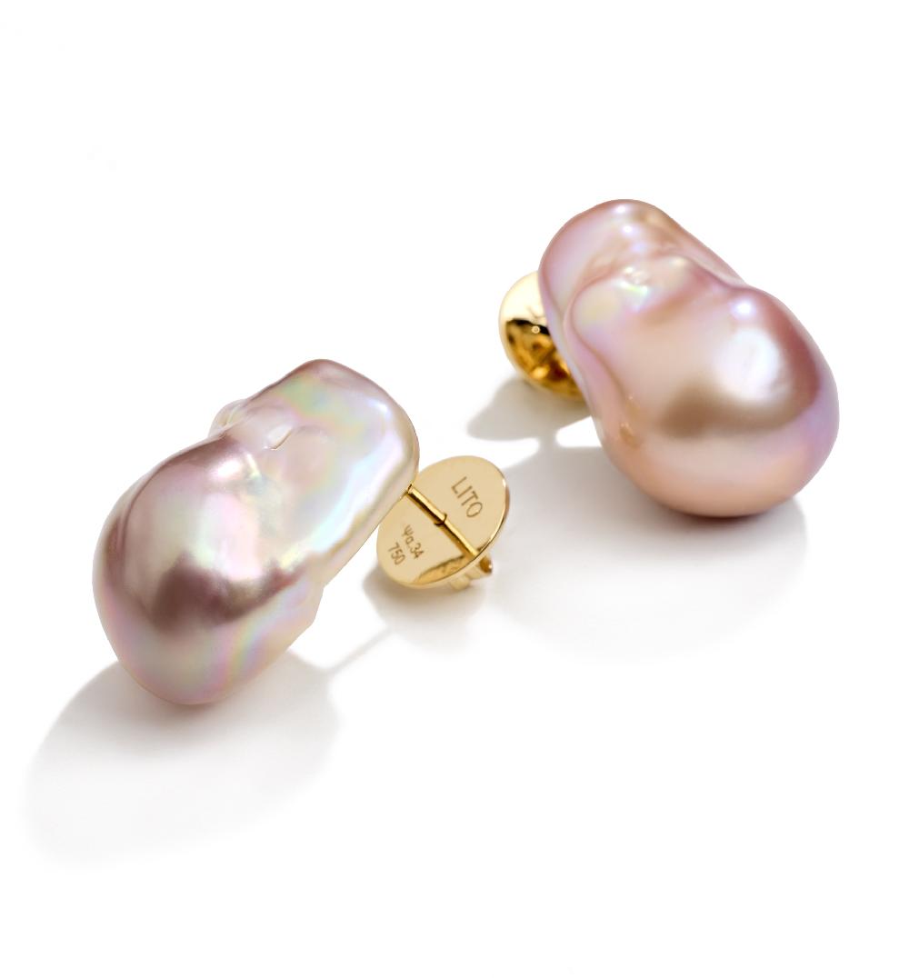 Lito Iris Tempting Pink Earrings