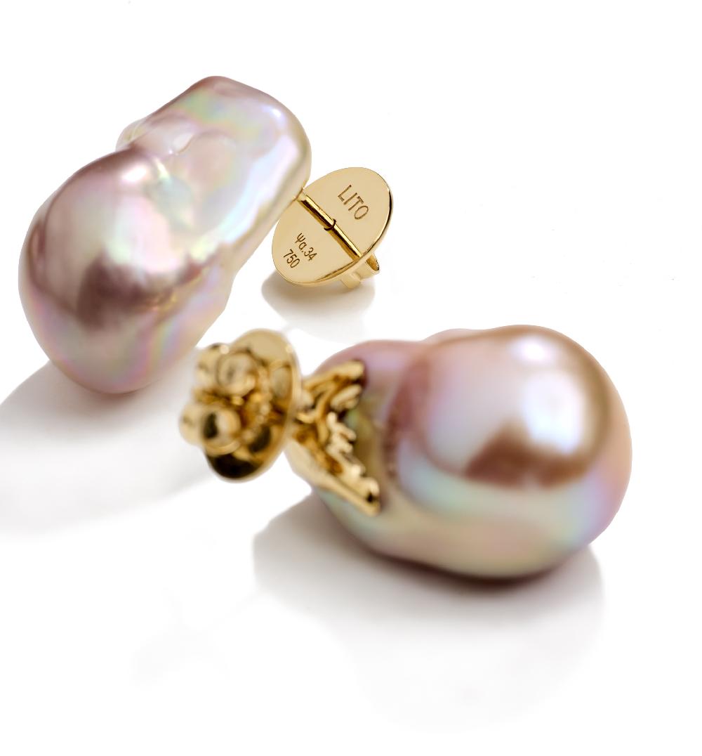 Lito Iris Tempting Pink Earrings