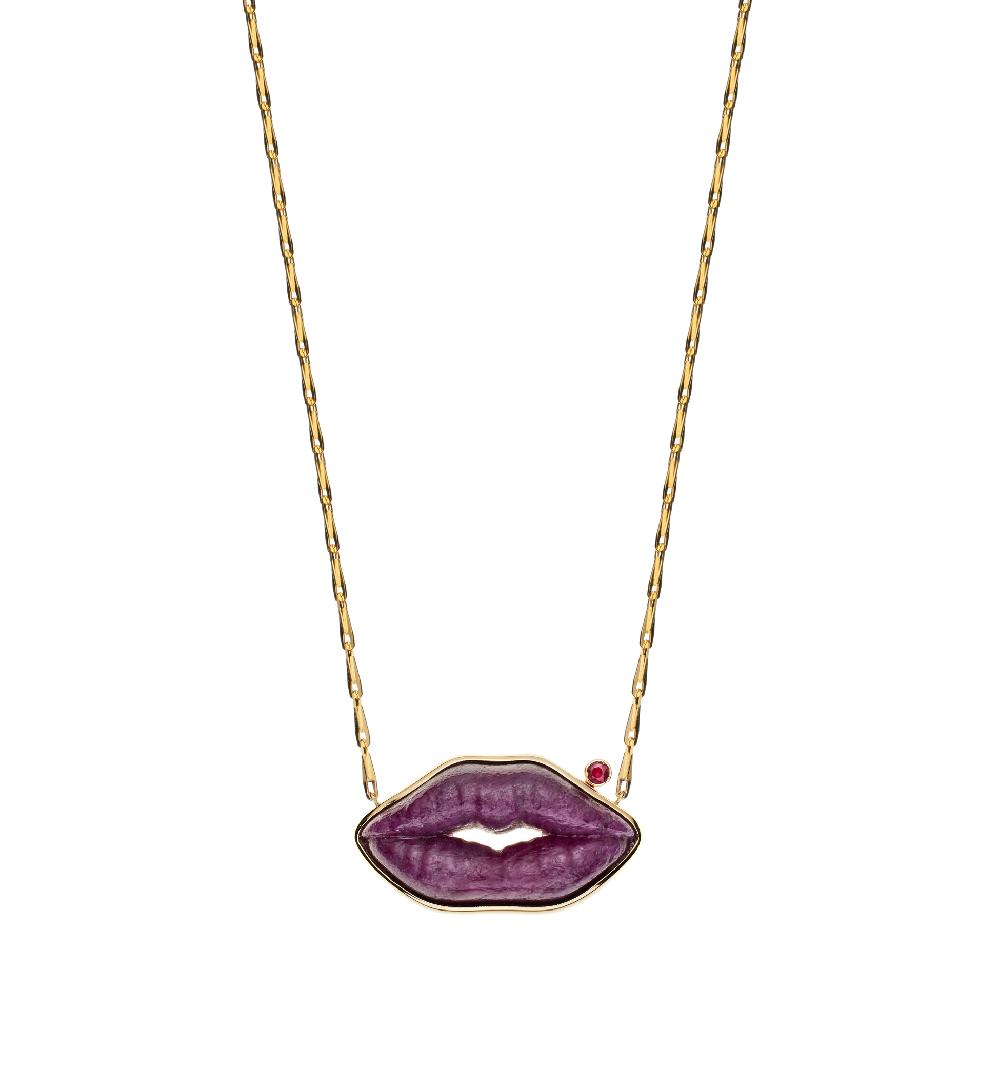 lito "Kiss me hard" big necklace