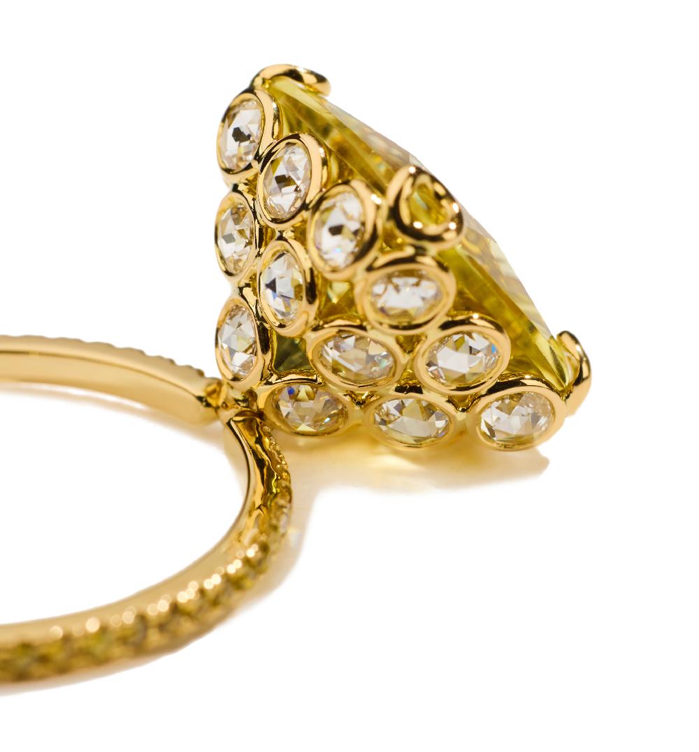 Lito Lemon Quartz Ring