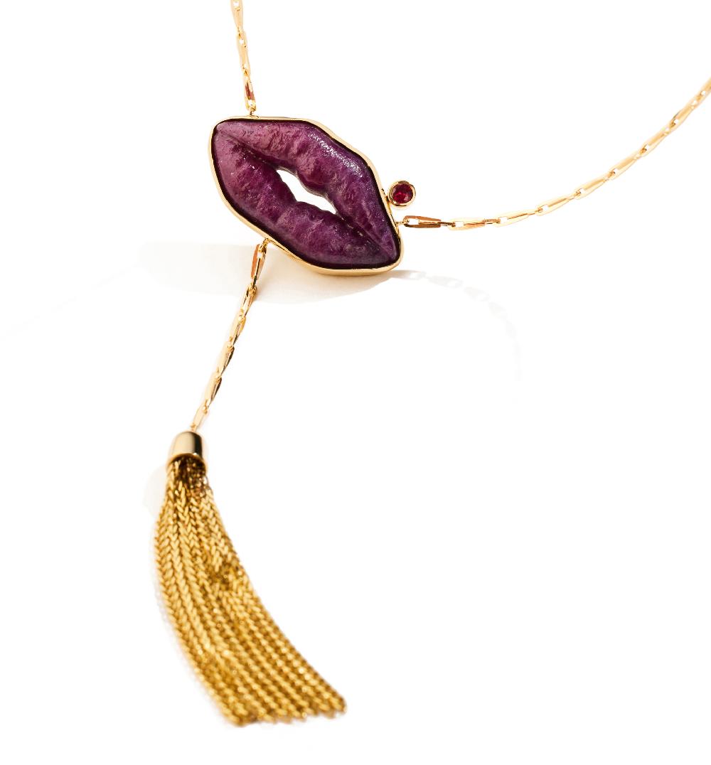 Lito "Lipstick On Your Collar" Necklace