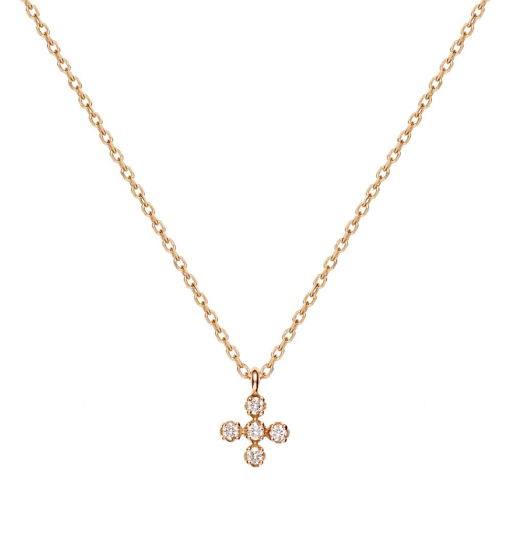 lito Mini Diamond Cross necklace