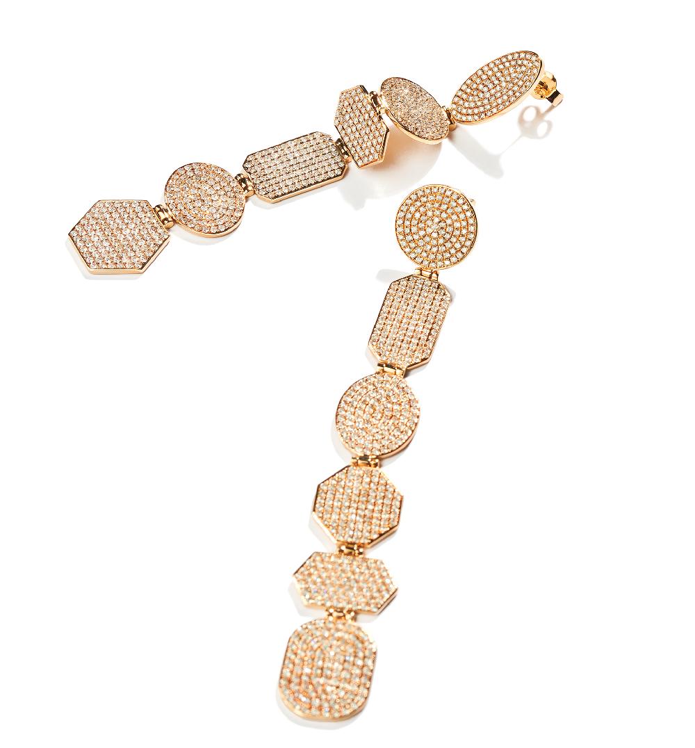 Lito Multi Shaped Diamond Earrings