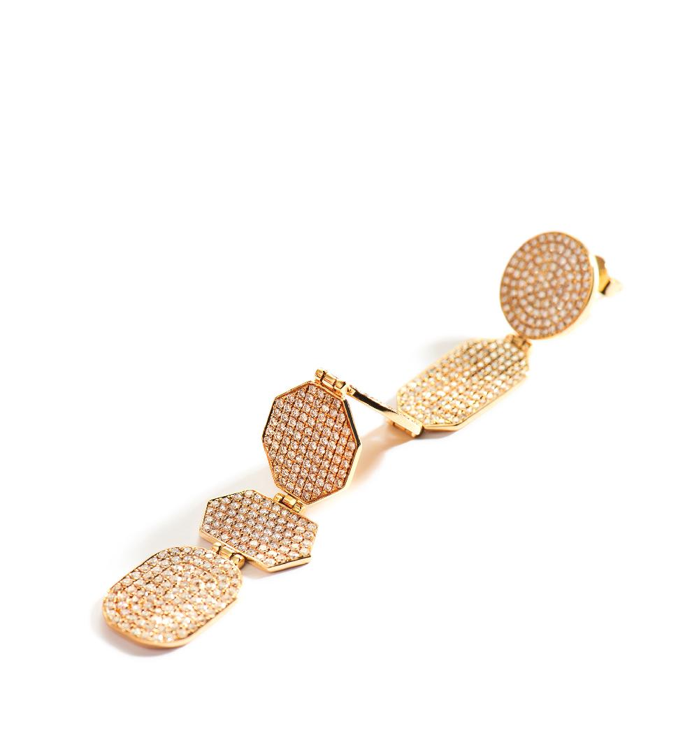 Lito Multi Shaped Diamond Earrings