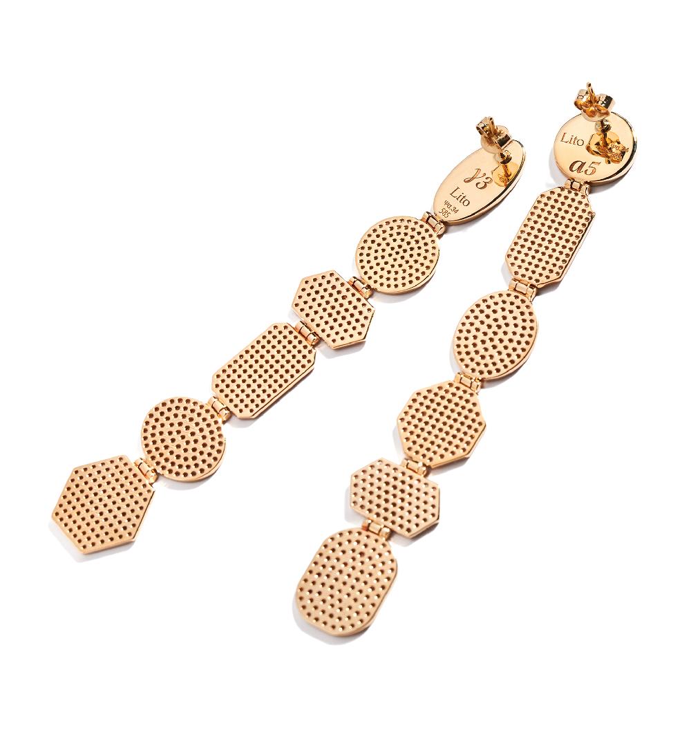 Lito Multi Shaped Diamond Earrings