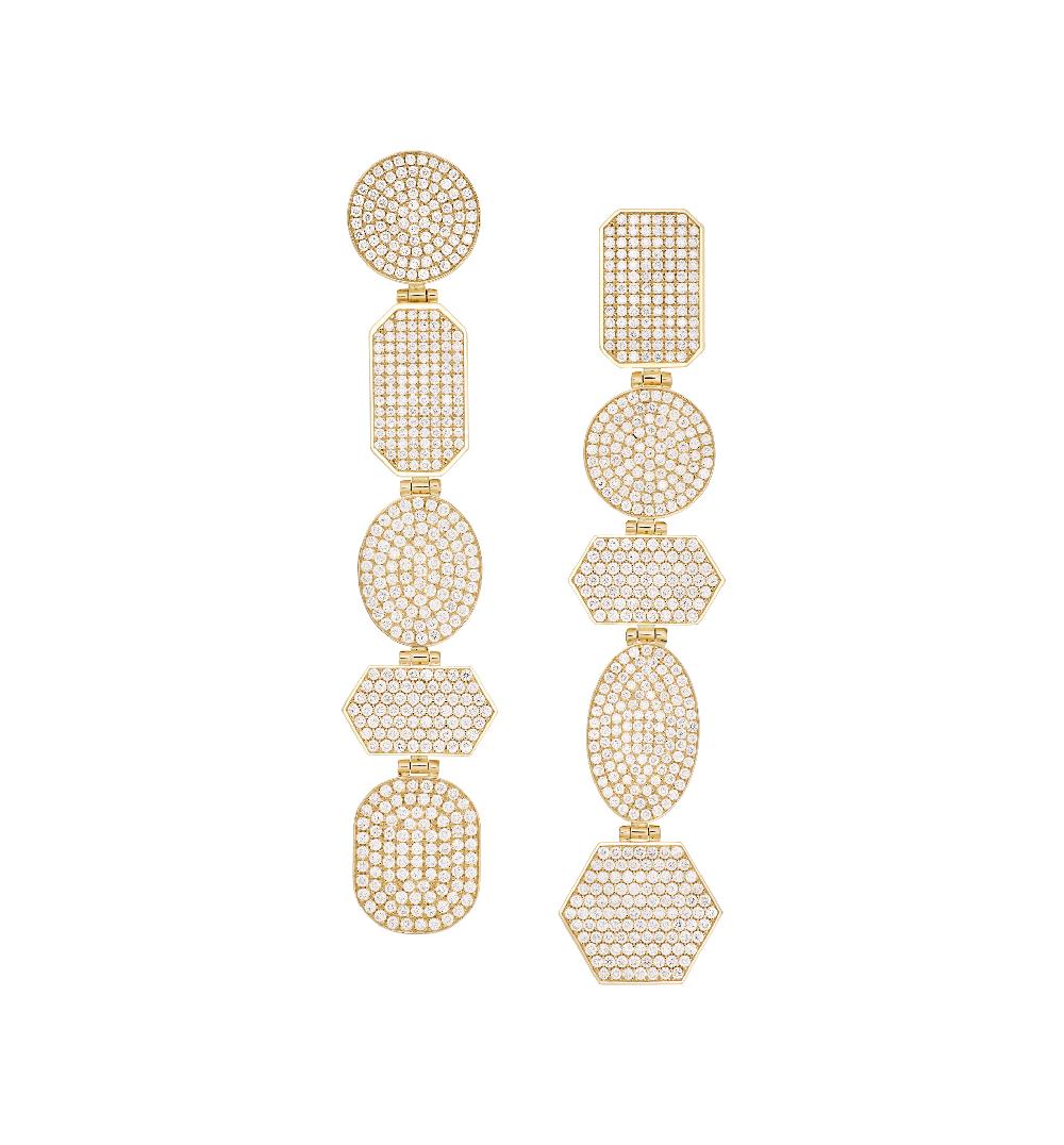 lito Multi Shaped pair of earrings