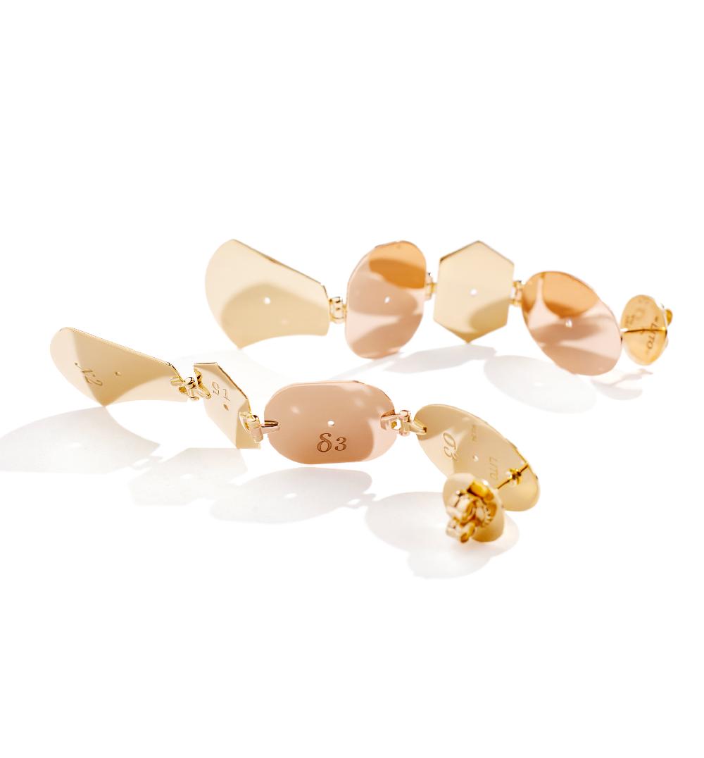 Lito Multi Shaped Pair Of Earrings