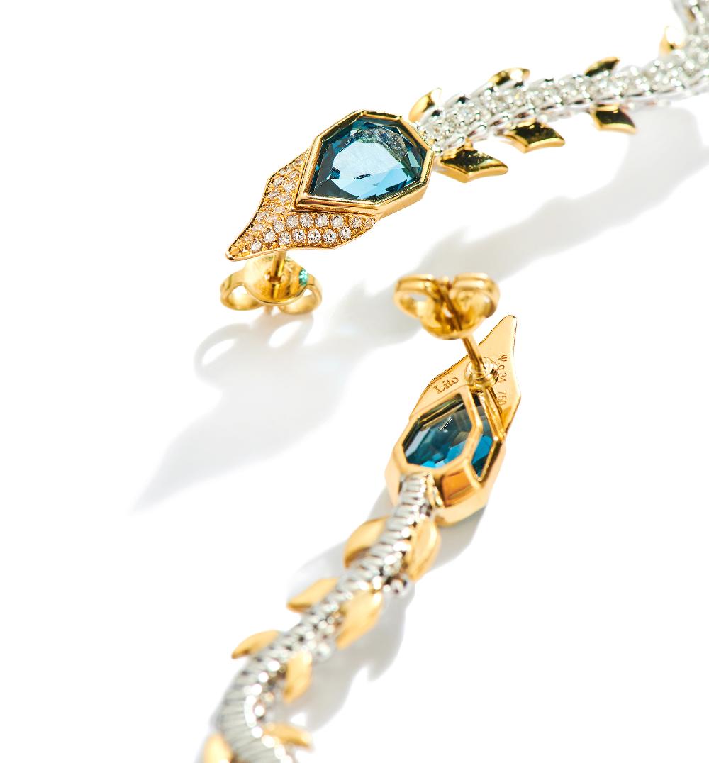 Lito Nereid Diamond Earrings