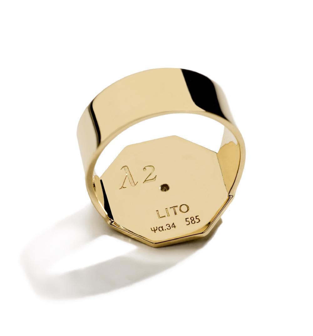 Lito Octagon Diamond Ring