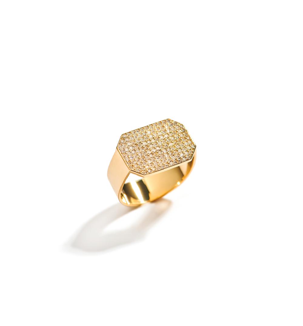 Lito Octagon Diamond Ring