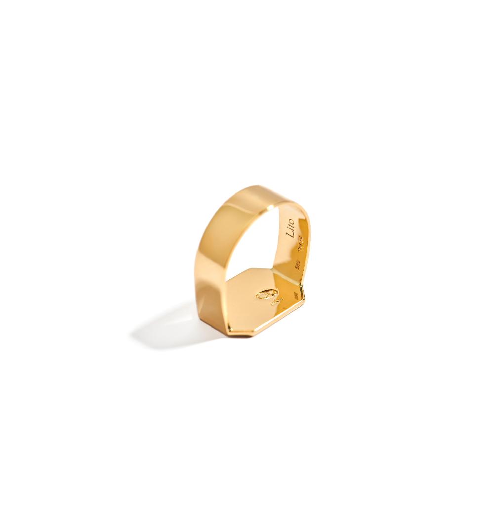 Lito Octagon Diamond Ring
