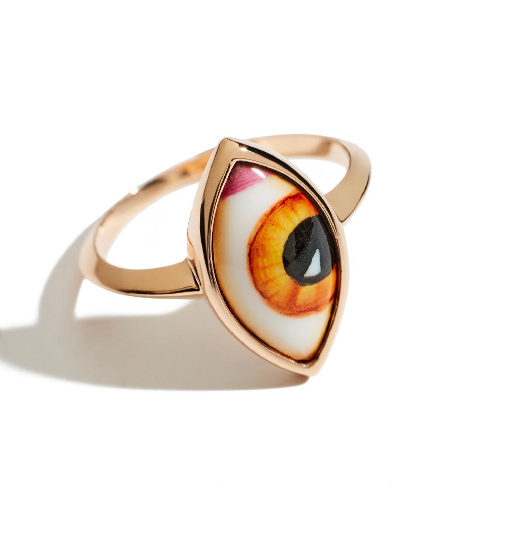 Lito Petit Ambre Chevalier Ring