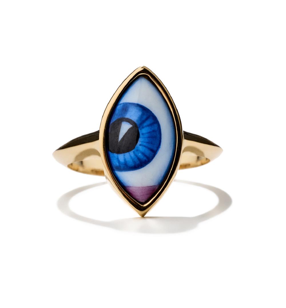 Lito Petit Bleu Chevalier Ring