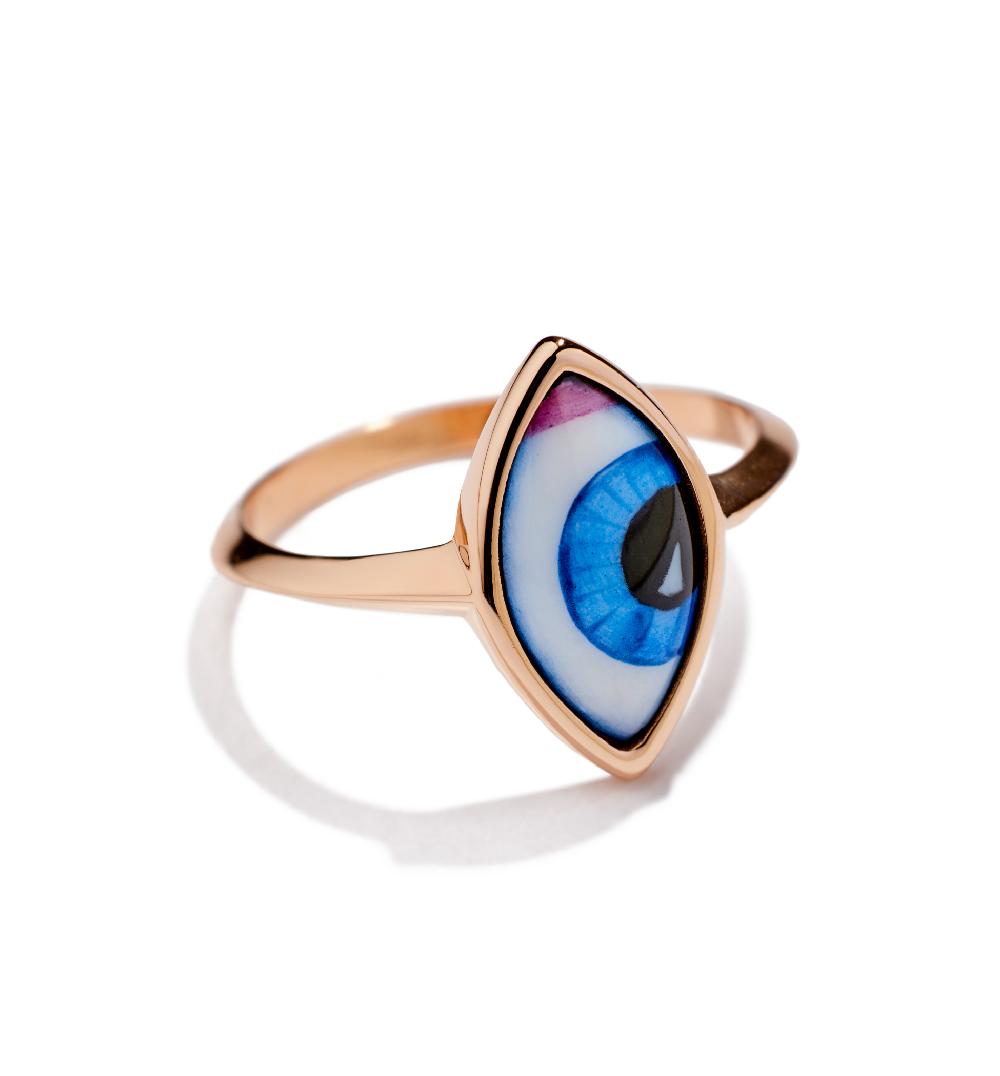 Lito Petit Bleu Chevalier Ring