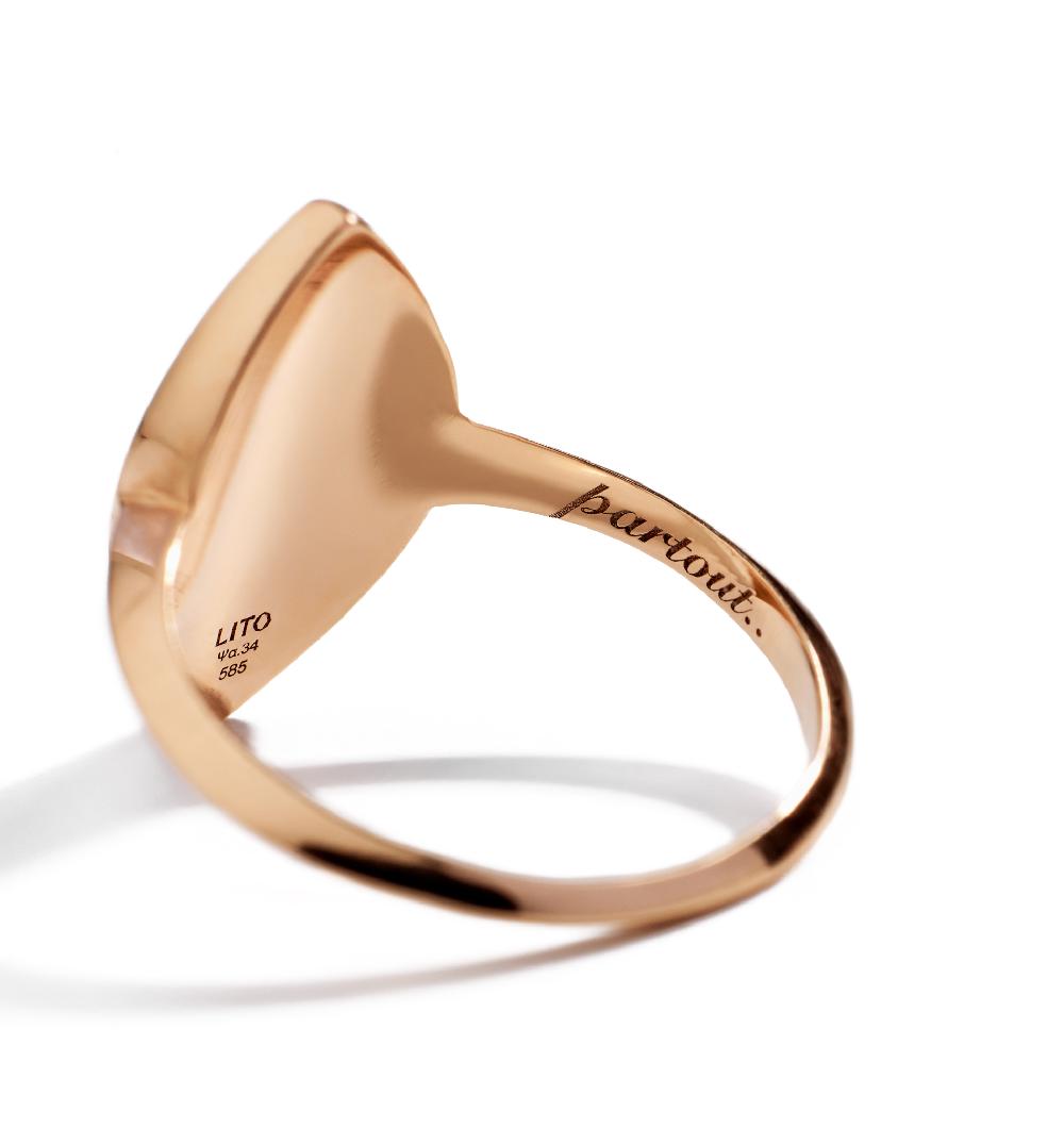 Lito Petit Bleu Chevalier Ring