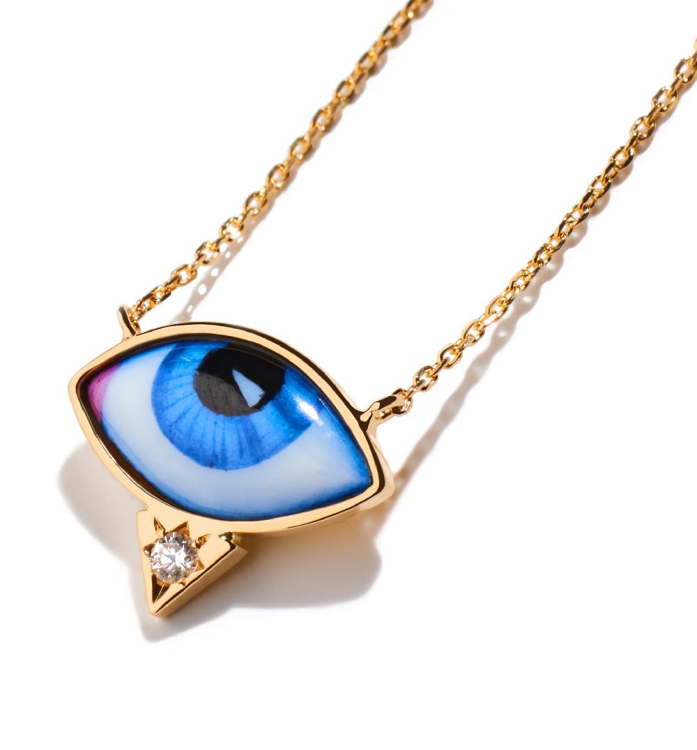 Lito Petit Bleu Diamond Necklace