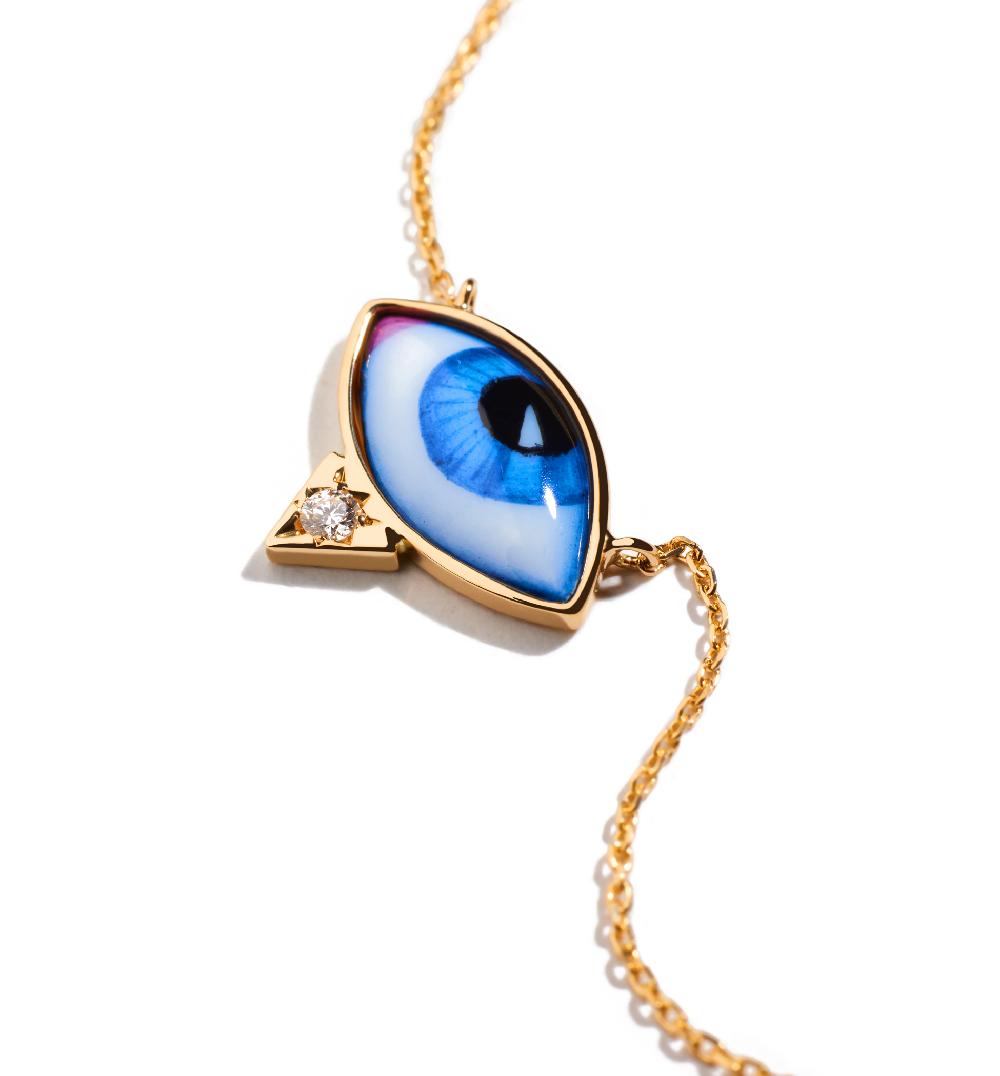 Lito Petit Bleu Diamond Necklace