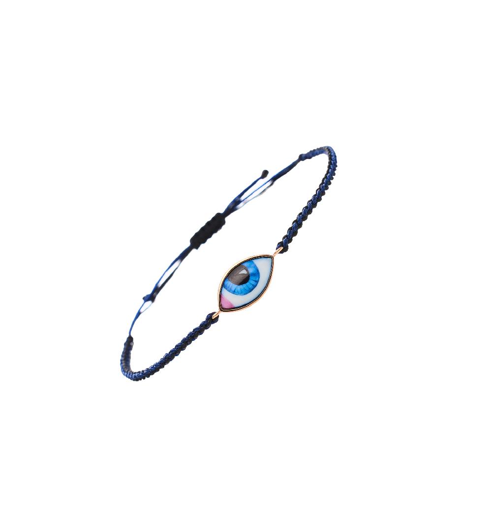 lito Petit Bleu macrame bracelet Pour Homme