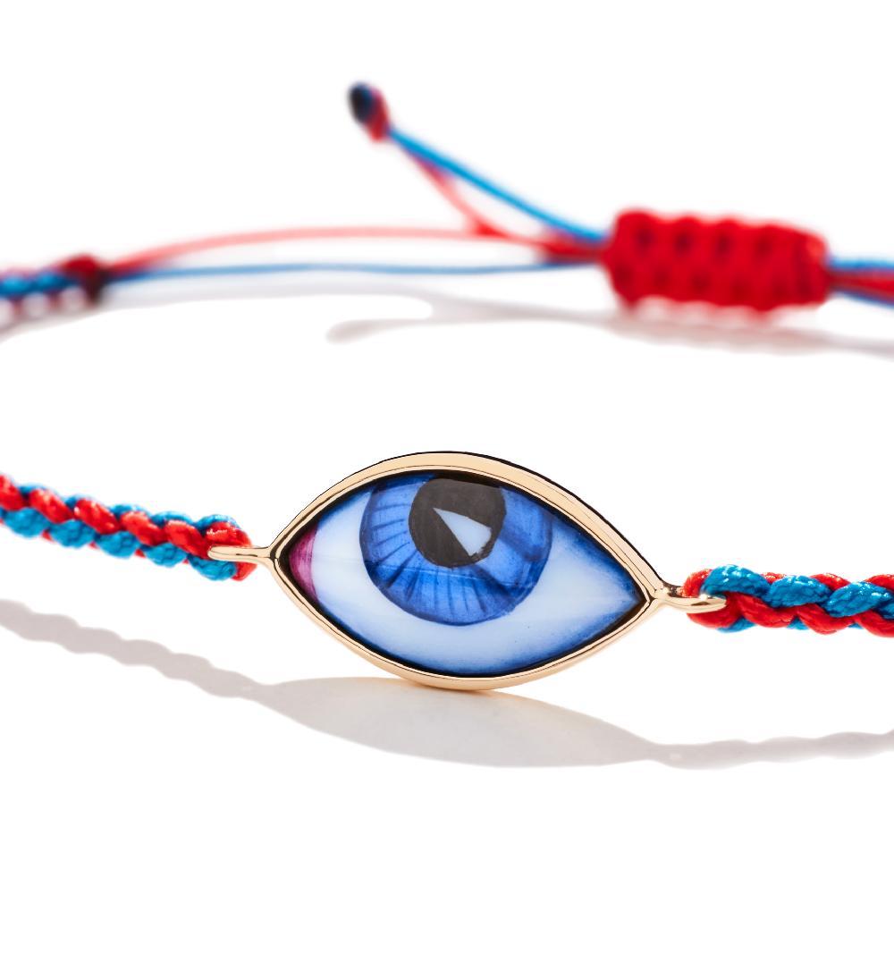 Lito Petit Blue Macrame Kids' Bracelet