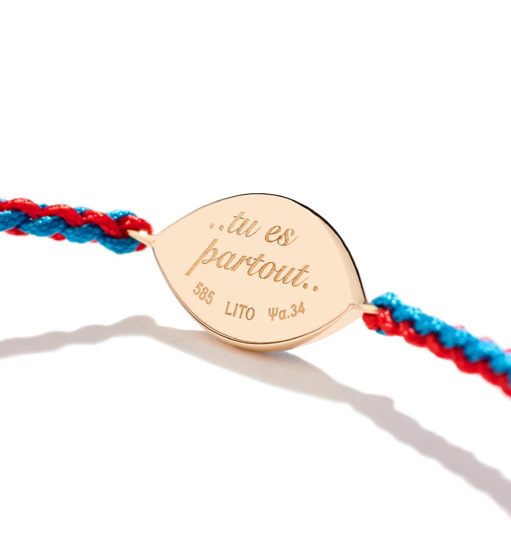 Lito Petit Blue Macrame Kids' Bracelet